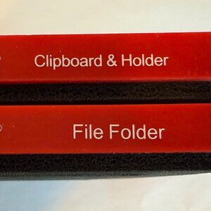 Sizzix Dies (Lot of 2) File Folder & Clipboard/Holder